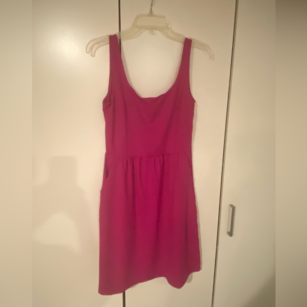 Cynthia Rowley fuchsia pink sleeveless dress